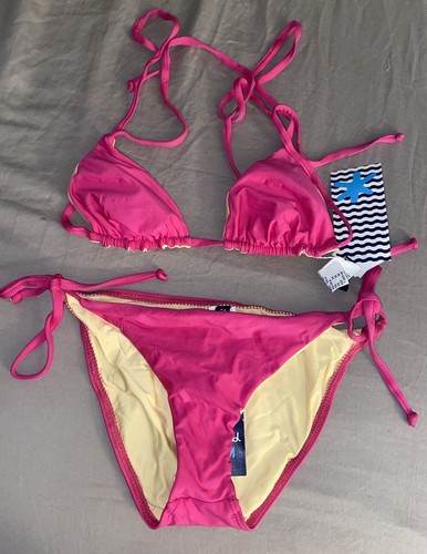 Splendid Swim 2 Piece Reversible Swimsuit Bikini Top & Tie