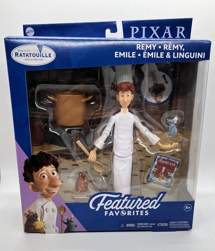 Disney Featured Favorites Ratatouille Remy Emile Linguini Figure