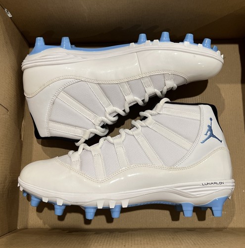 jordan 11 low cleats blue