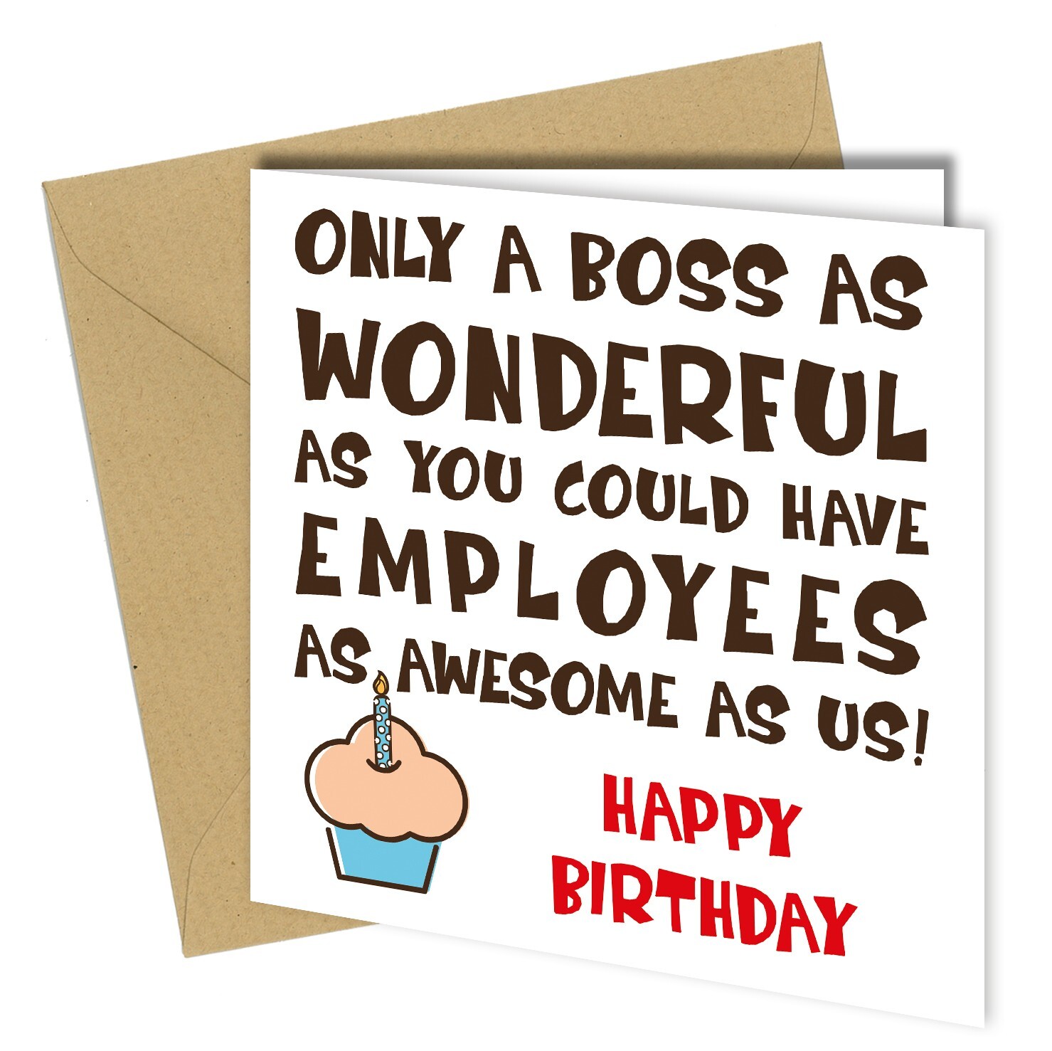 441 Wonderful Boss Birthday Card | awesome employees | Funny / cheeky | eBay for Free Printable Birthday Cards For Boss