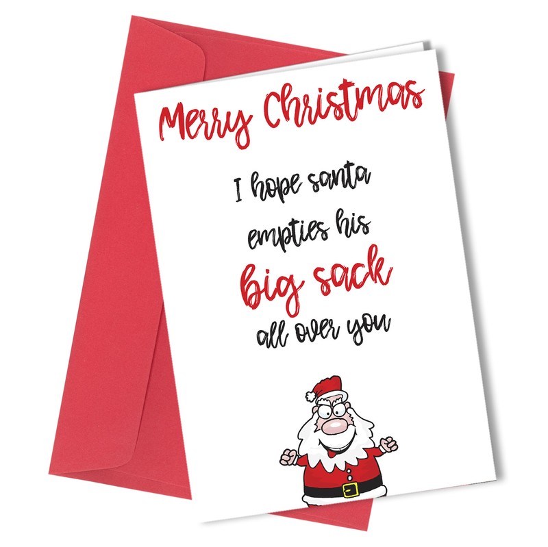 How to write a funny christmas card image