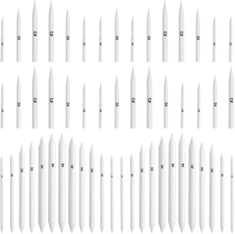 12 Pcs Blending Stump and Tortillions, Paper Art Blenders, A