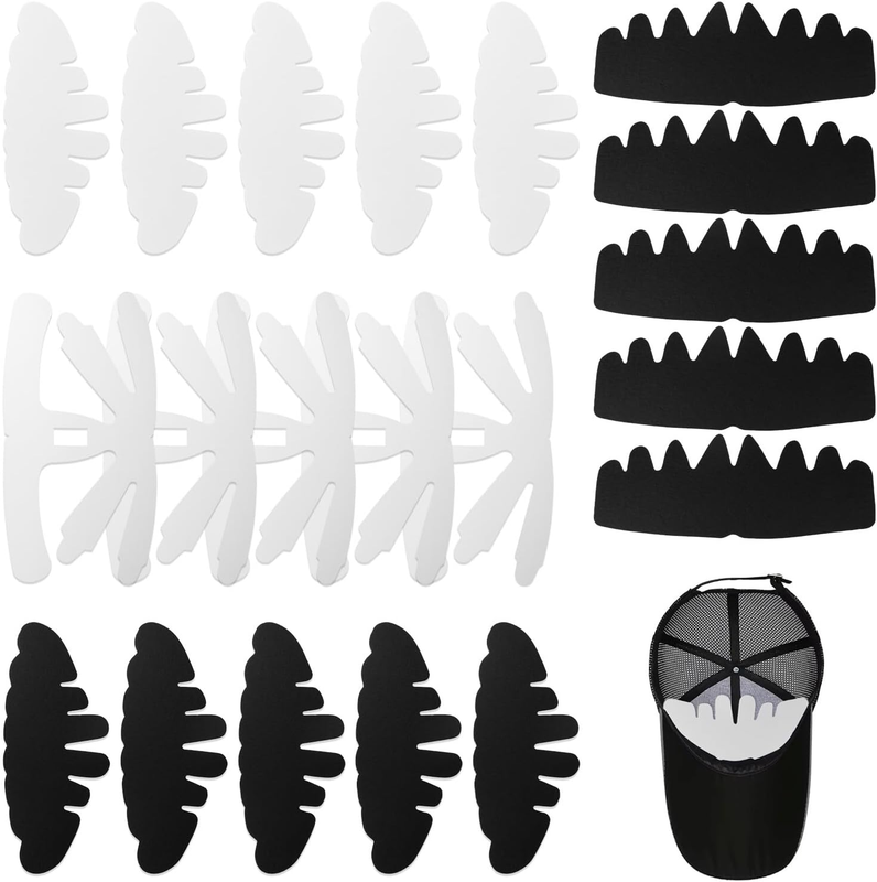 20Pcs Hat Shaper Insert - Baseball Caps Inserts Shapers, Reusable Brim Cap | Reu