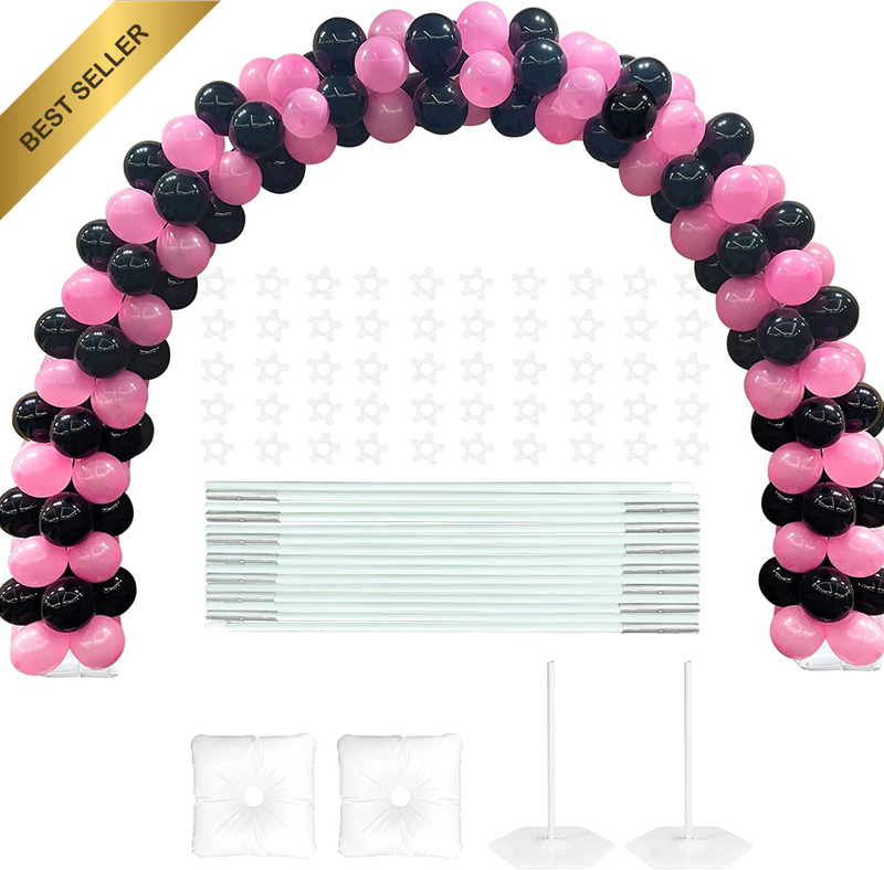 21ft Adjustable Balloon Arch Stand Kit - Customizable Width & Height