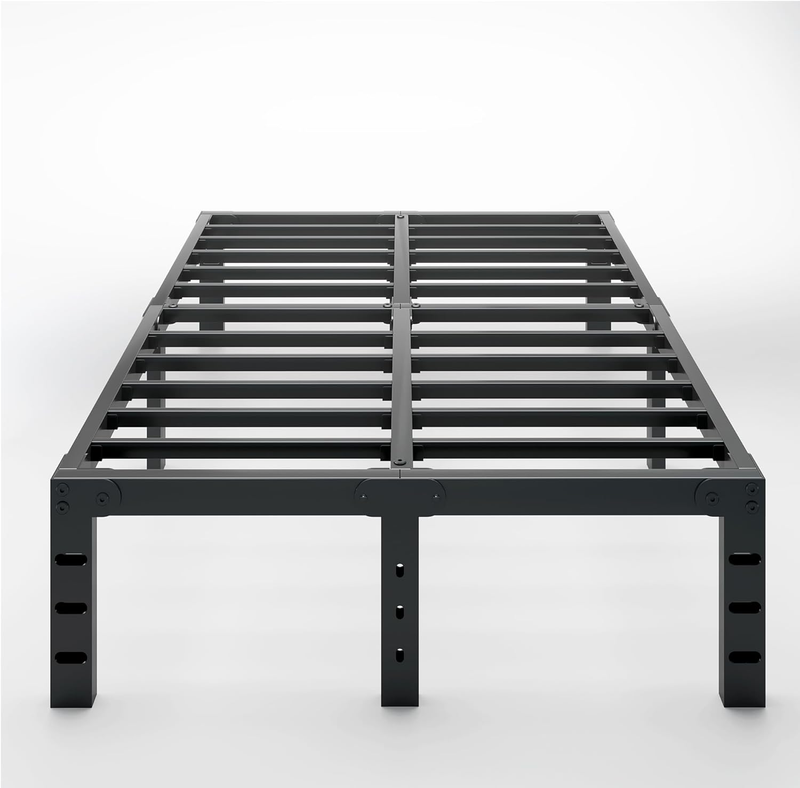 -no Box Spring Needed, 14 Inch Metal Platform Bed Frame King With