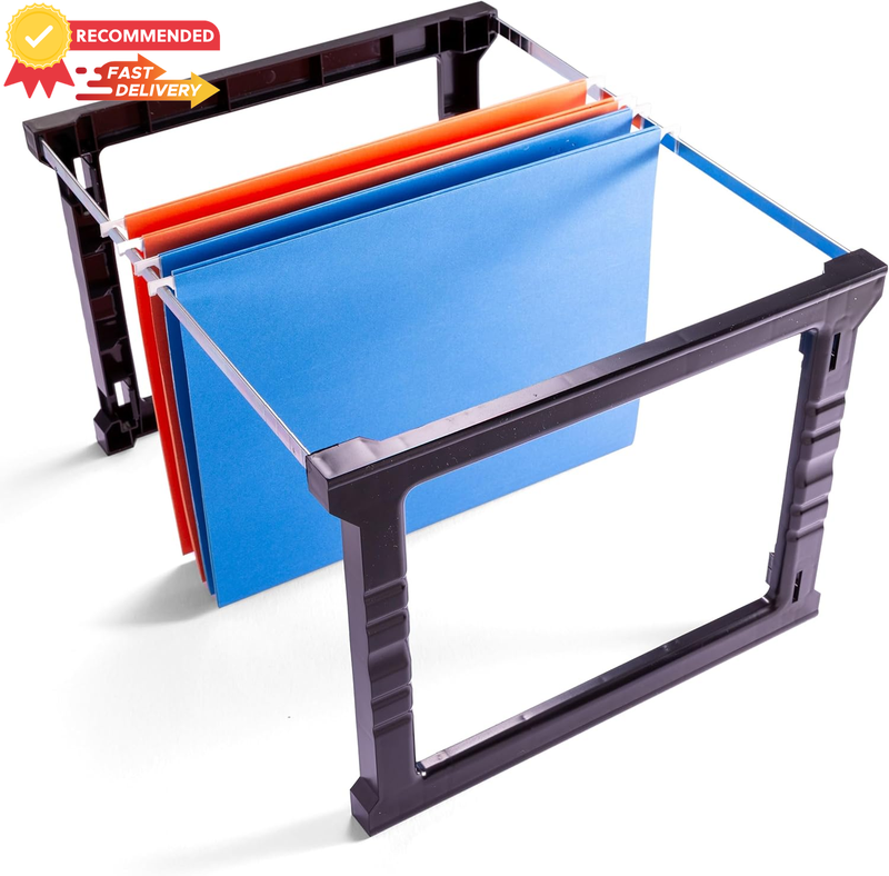 18" Plastic Hanging File Folder Frame - Letter & Legal Size Organizer 91961
