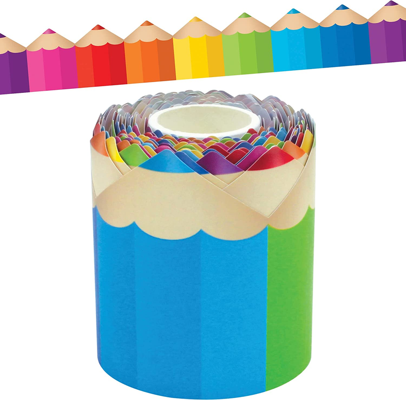 S Die-cut Rolled Border Trim - 50ft - Decorate Bulletin Boards, Wa