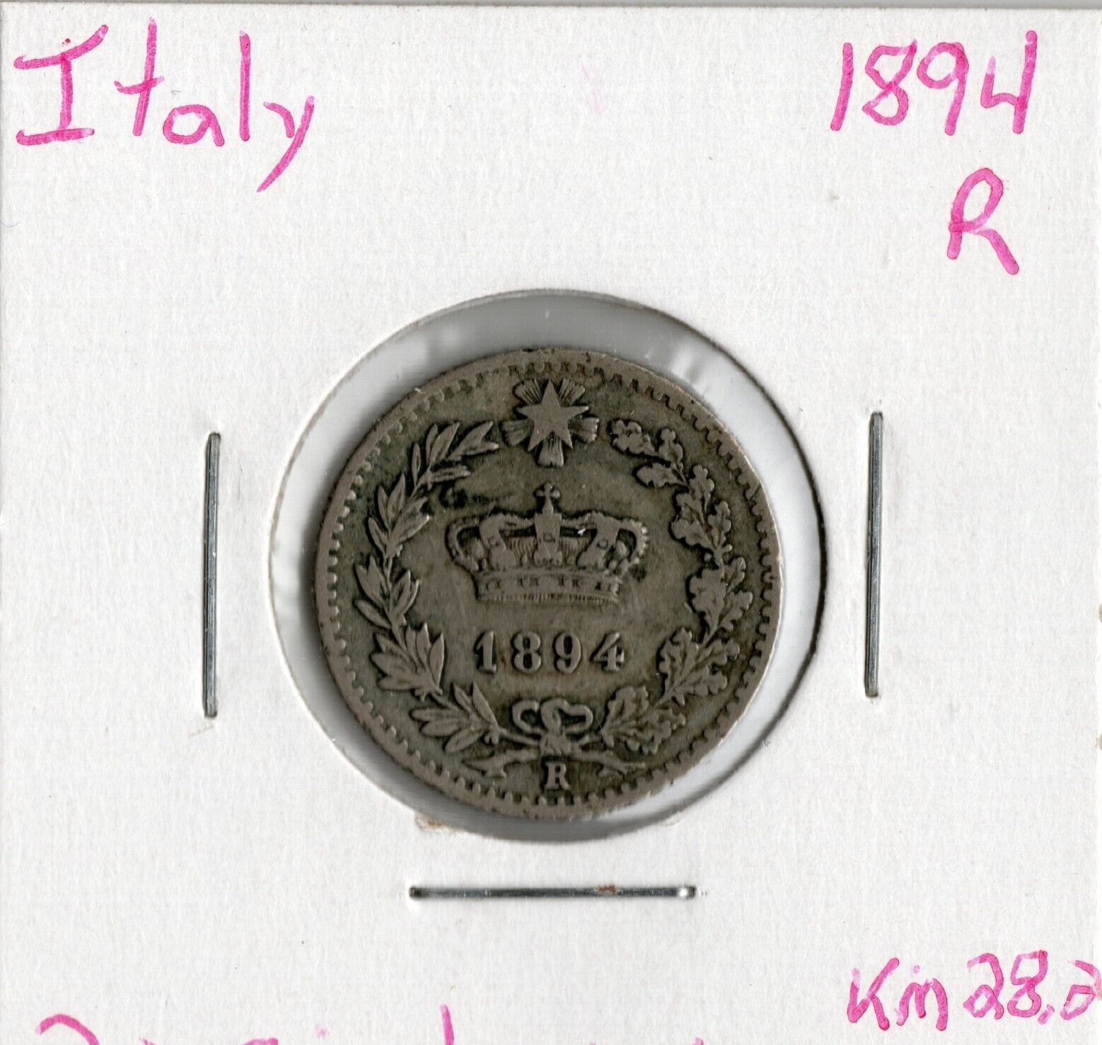 Coin Italy (Kingdom) 20 Centesimi 1894 R KM28.1 | eBay