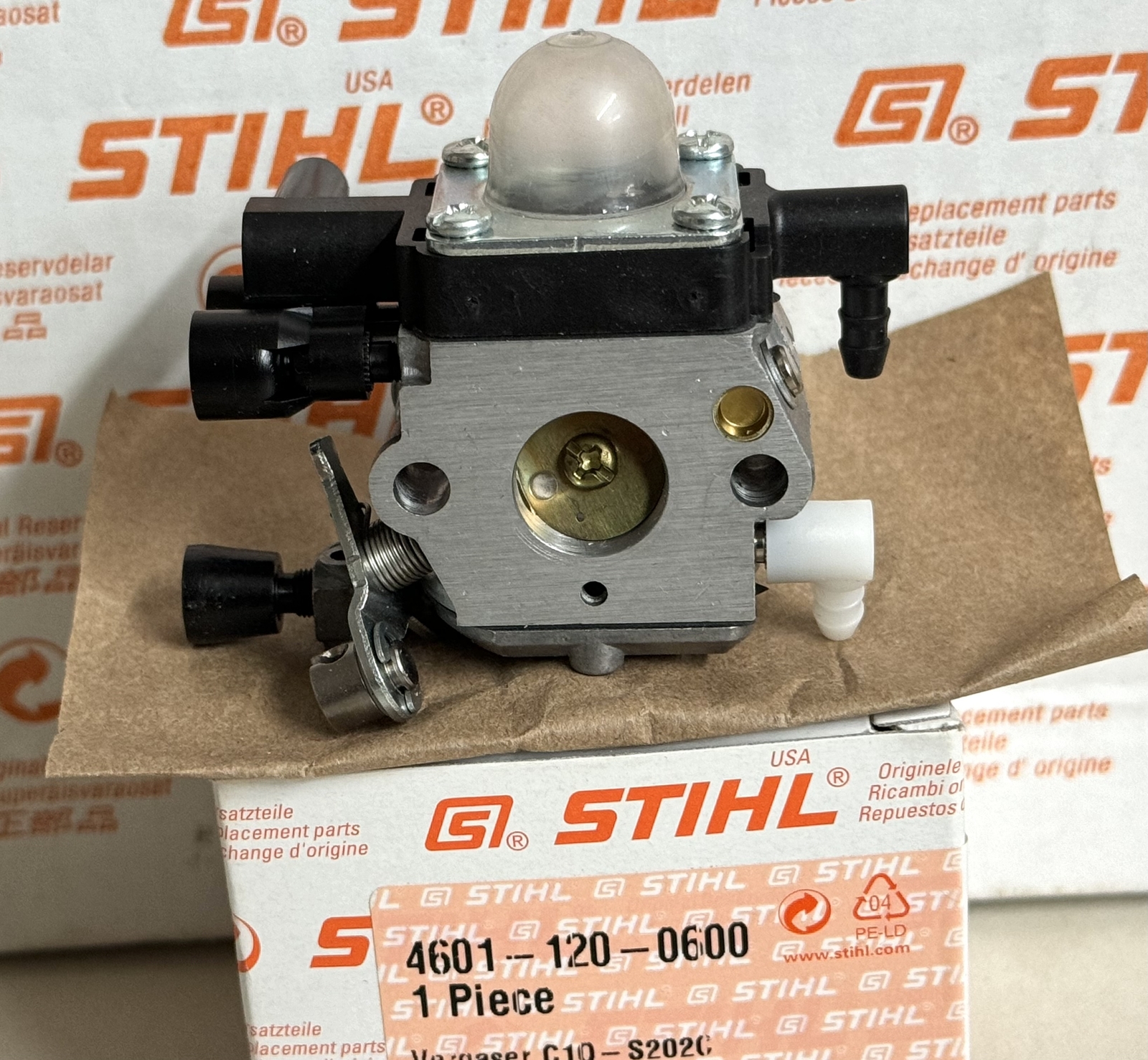 STIHL OEM ZAMA CARBURETOR 4601 120 0600 C1Q-S202 MM55 MM55CE C CULTIVATOR MM  55 - Picture 1 of 3