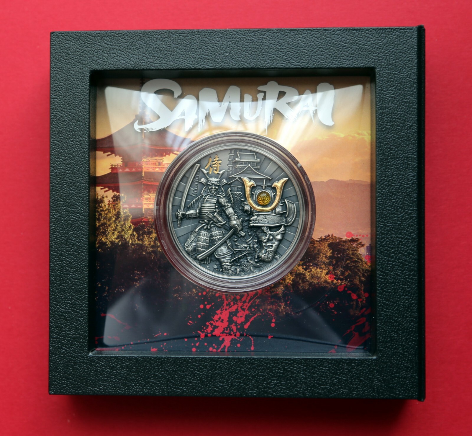 2019 Niue $5 Samurai Warriors 2 oz. Antique Finish Silver