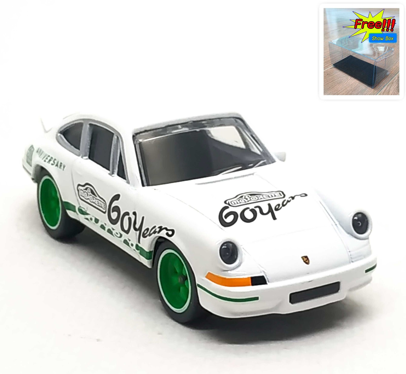 Majorette Porsche 911 Carrera RS 2.7 60th Anniversary White