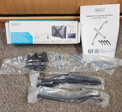 DIGITUS Adapter for mounting monitors without VESA holes on table & wall mounts