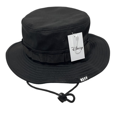 Neff x Disney Bucket Hat - NWT Adult One Size Black / White - #44754-D2