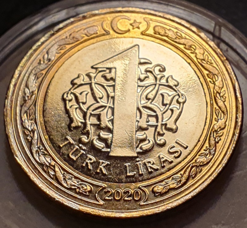 1 Livre Turque 2020 (1 TÃ¼Rk LirasÄ± Ters) - Superbe+