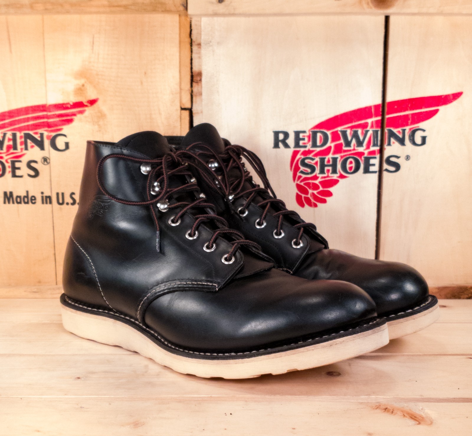 Red Wings 8165 29.5㎝ Red Wing 8165 Lace-Up Classic Work Round Toe Leather Boots