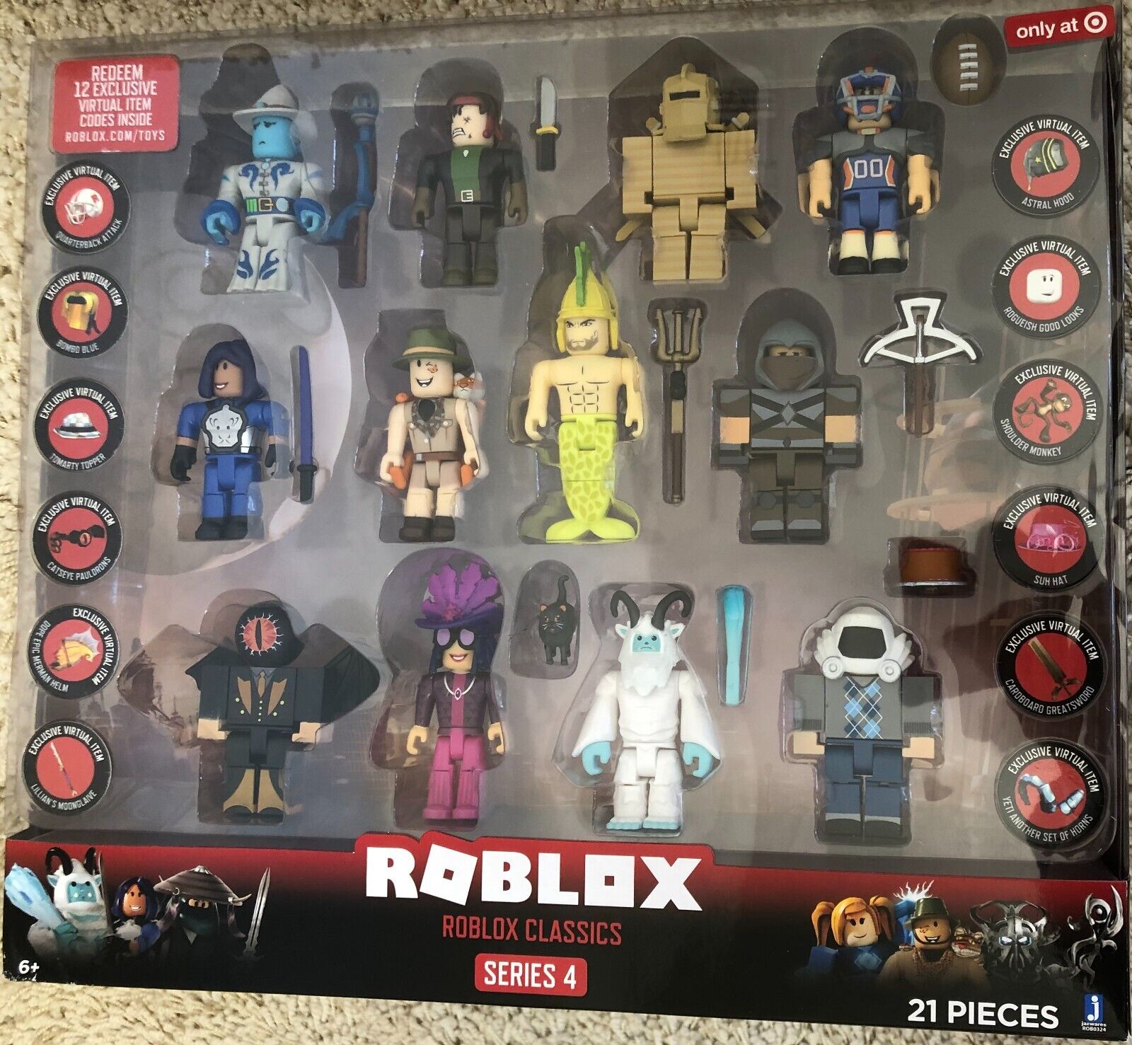 ROBLOX Classics Action Collection Series 4 12 Figures + 12 ROBLOX Classics Action Collection Series 4 12 Figures + 12