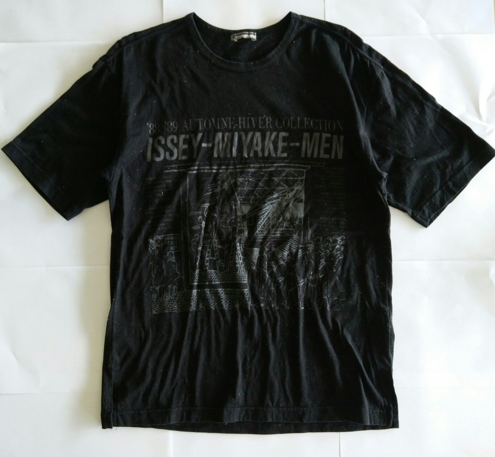 Vintage Issey Miyake 88 89 Automne Hiver Collection T Shirt Vintage Issey Miyake 88 89 Automne Hiver Collection T Shirt