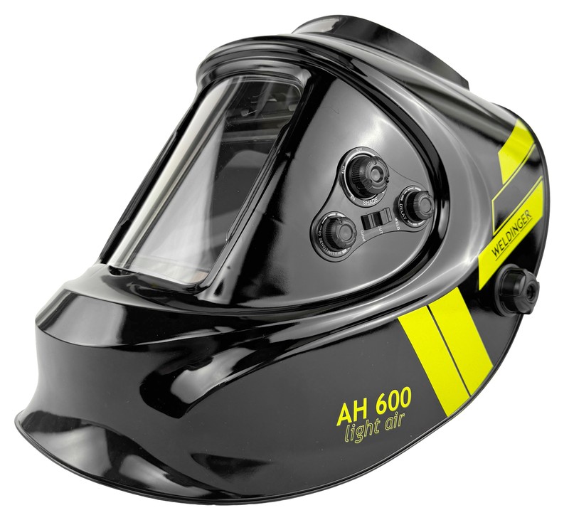 SchweißHelm Panorama Ah 600 Light Air Real Colour Automatik Din 5-8/9-13 Solar  