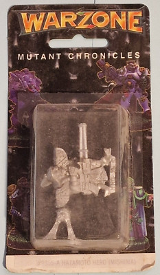 WARZONE MISHIMA HATAMOTO HERO 9855 Mutant Chronicles Miniature Sealed