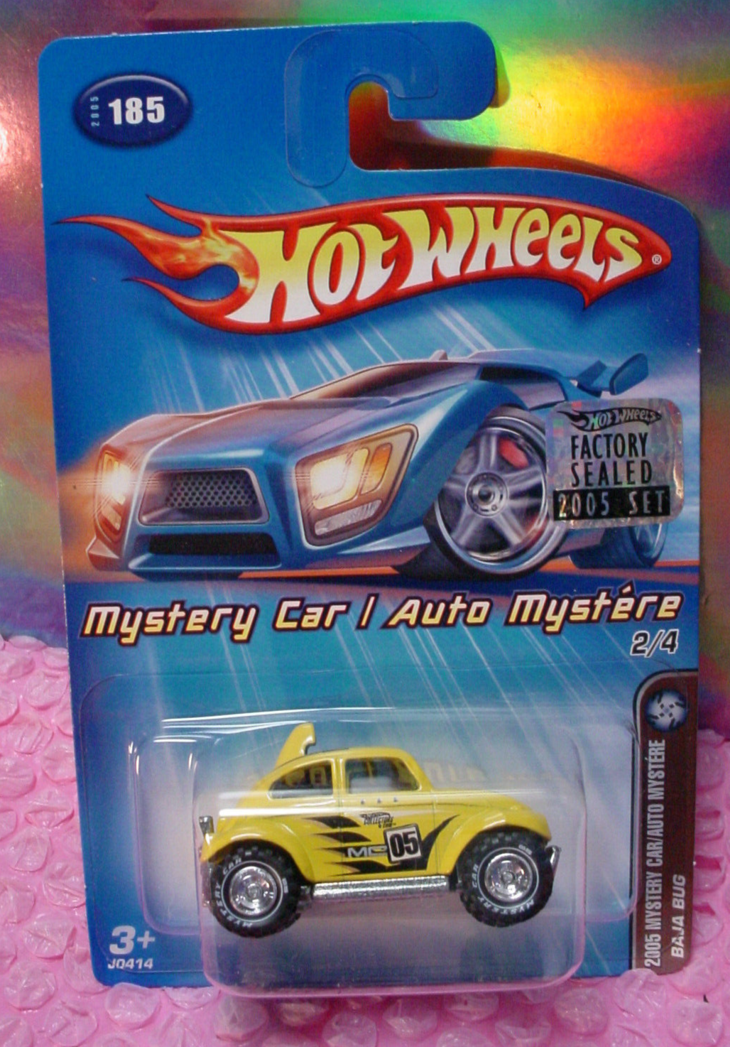 ミニカー Hot Wheels Mystery Car 2005 DRAG TRUCK Hot Wheels 2005 Mystery Car Customized VW Drag Truck #186 W