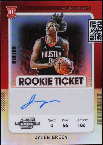2021-22 Panini Donruss Optic Jalen Green Rated Rookie Silver