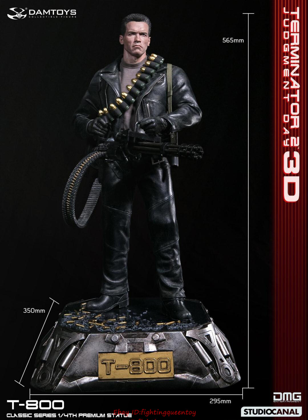 1/4 プレミアムスタチュー ターミネーター2 T-800 DAMTOYS s-l1200.jpg