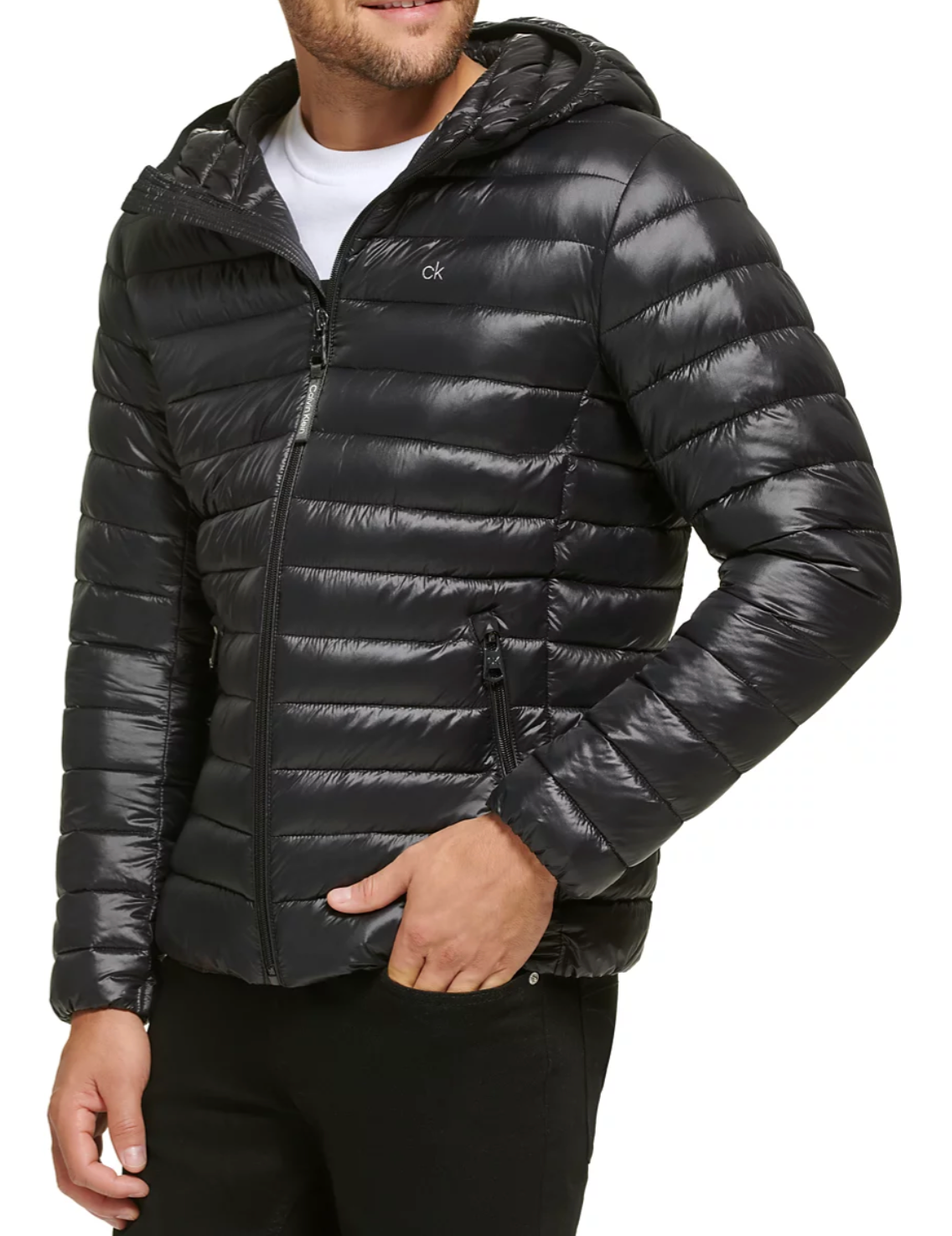 CRONOS Padded hooded jacket【BLACK】 CRONOS Padded hooded