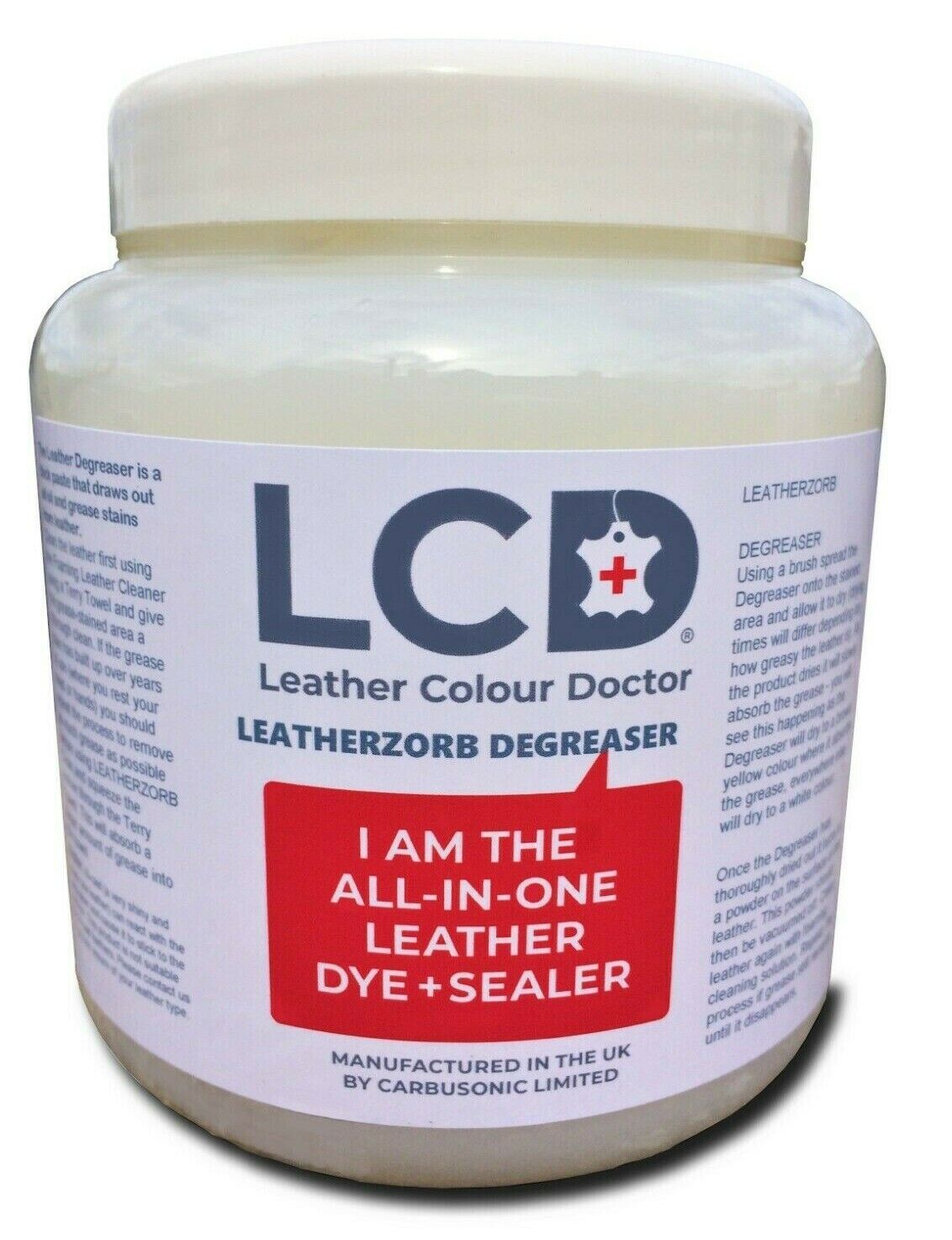 Leather Degreaser for Removing Grease Lotion Oil Stains From Sofas, Car Seats 