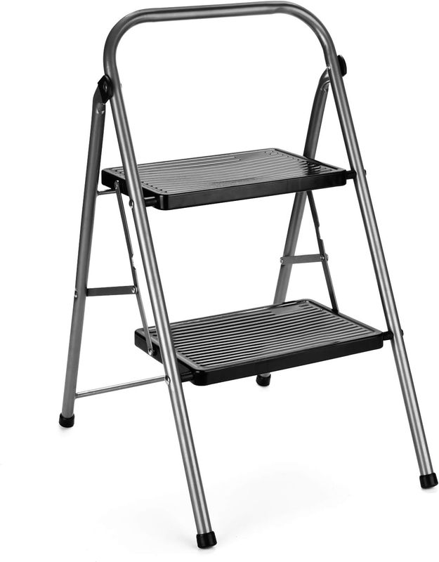 2 Step Stool Folding Step Ladder Two Stepstool