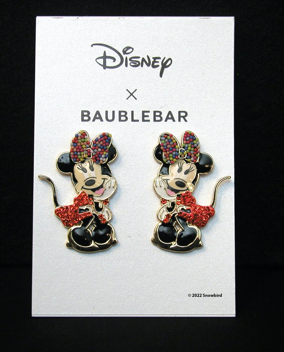 DISNEY - Baublebar - Minnie Mouse Earrings - NEW!! | eBay