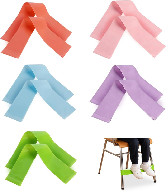 10 Pcs Bouncy Chair Bands for Children - Enhancing Focus and Comfort in Classroo