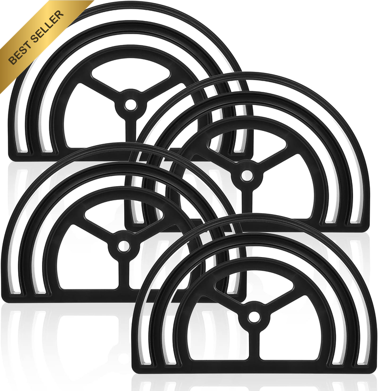 4 Pack Hat Brim Bender Tool, Classic Baseball Cap Curve Band with Dual Curve Slo