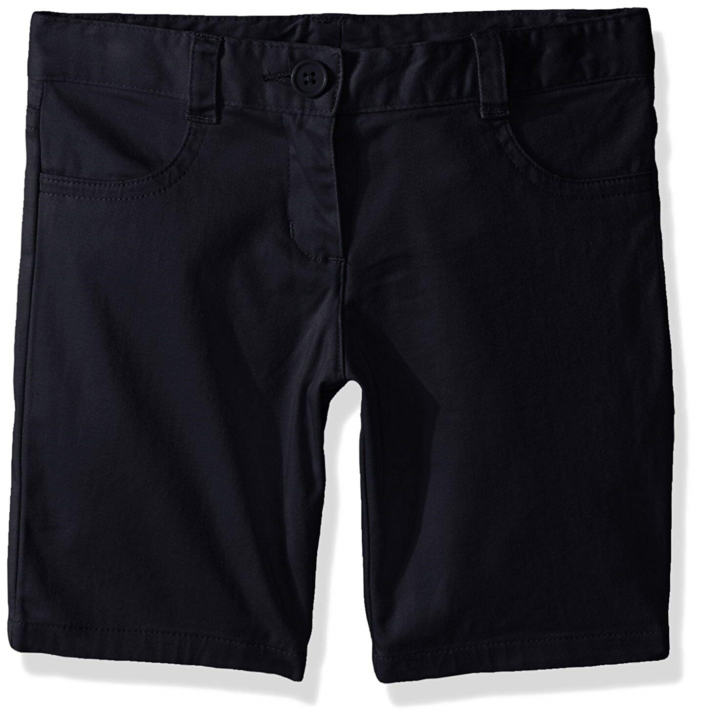 Nautica 146004 Girls' Uniform Bermuda Shorts Navy Blue Sz 14