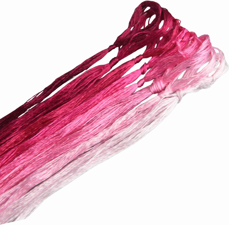 8 Skeins Mulberry Silk Floss Embroidery Thread Floss-Cross Stitch Threads China