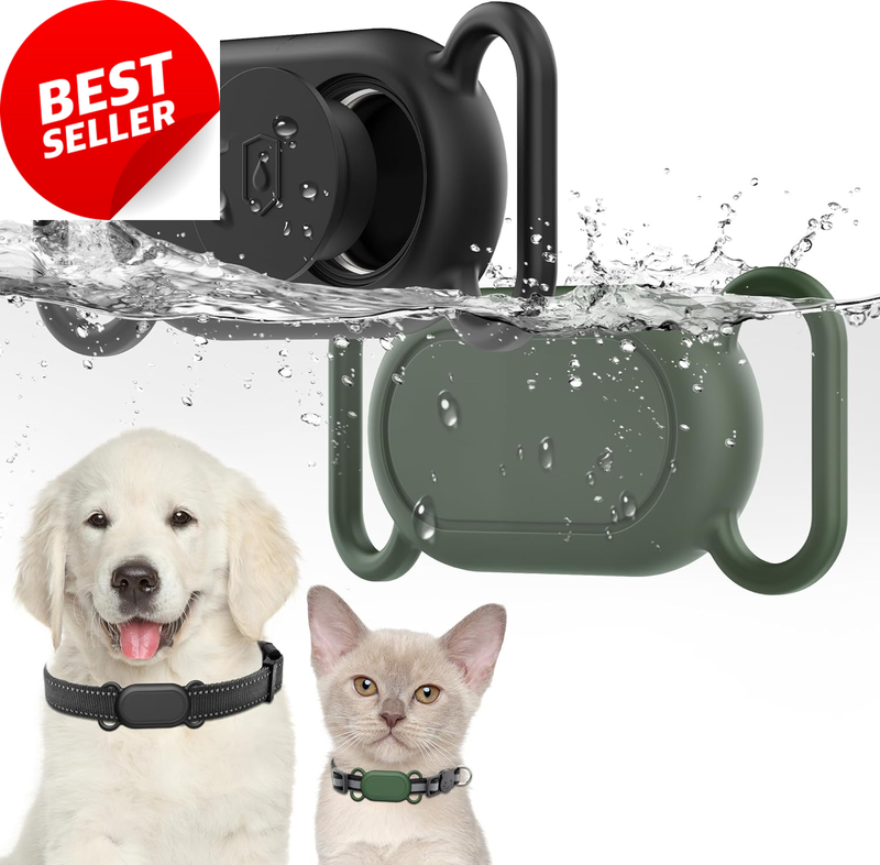 2x Pet Collar Holder for Samsung Galaxy SmartTag2 Silicone Tracker Case Dog Cat