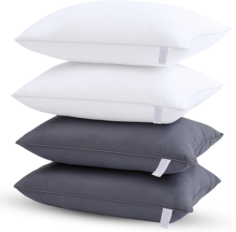 For Sleeping - Pillows Queen Size Set Of 4, Soft Hotel Pi