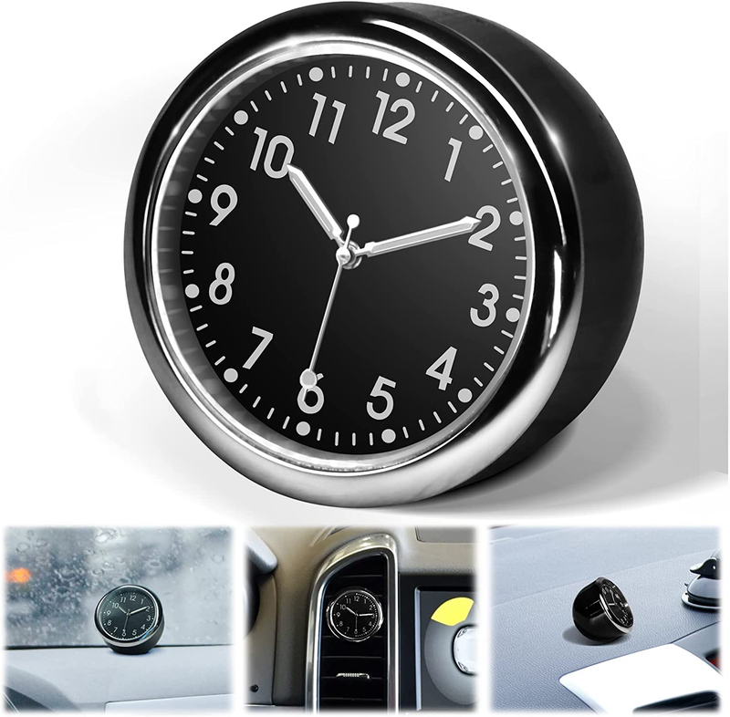 Car Dashboard Clock - Mini Tiny Small Analog Clock Watch for Vehicle