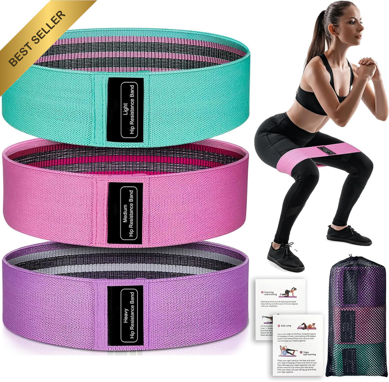 Resistance Bands Set for Working Out, Exercise Bands with 5 Resistance Levels, S