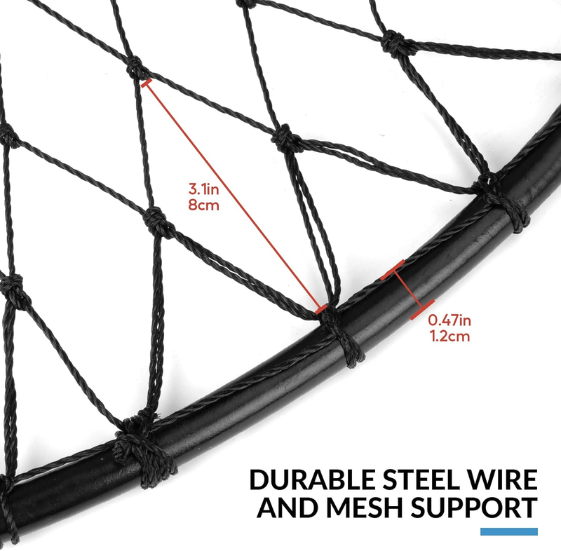 30" Crab Ring Trap Bait with Fishing Buoy Marker Floats Preventing Winding Float