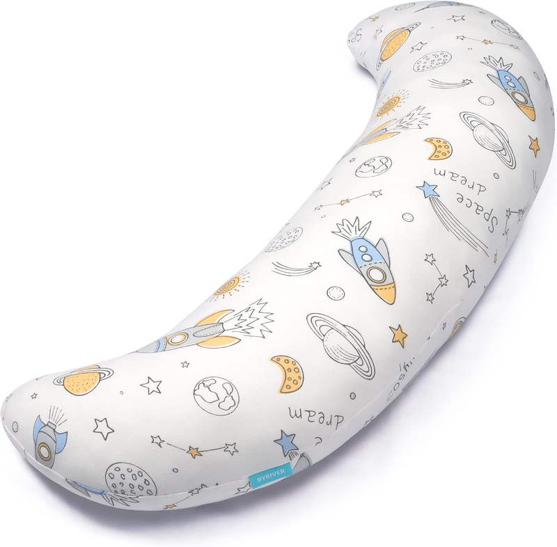 BYRIVER 32" Contour Small Mini Youth Body Pillow Cuddle Pillow for Kids Teens Gi