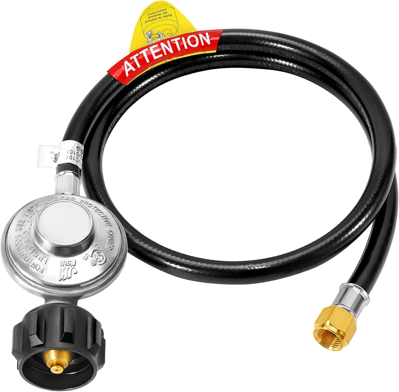 Propane Regulator Hose 4FT for Weber Blackstone 28 36 Inch Grill Fire Pit Heater