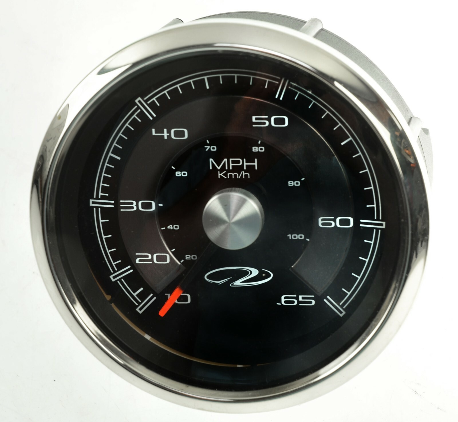 Sea Ray Speedometer 65 Mph Faria Gauge 3 1/4" Chrome Bezel Se8044b Made