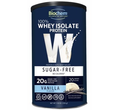 Biochem 100% Whey Protein Vanilla 11,8 унций порошка без сахара