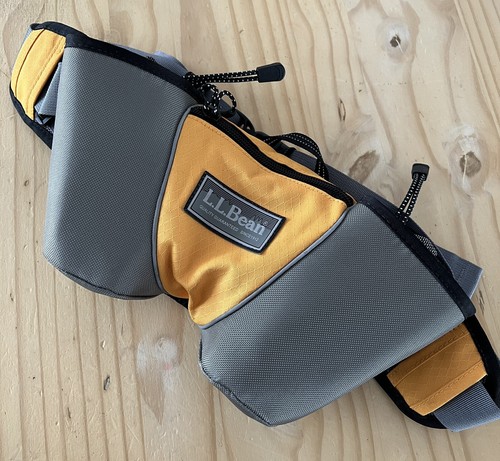 ll bean two water bottle holder hydration NO BOTTLES Gray