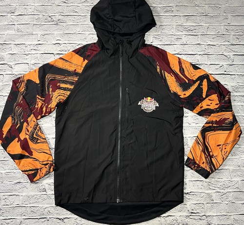 @tubaki? Red Bull サイクルジャケット Red Bull Rampage Downhill Black Full Zip Windbreaker MTB