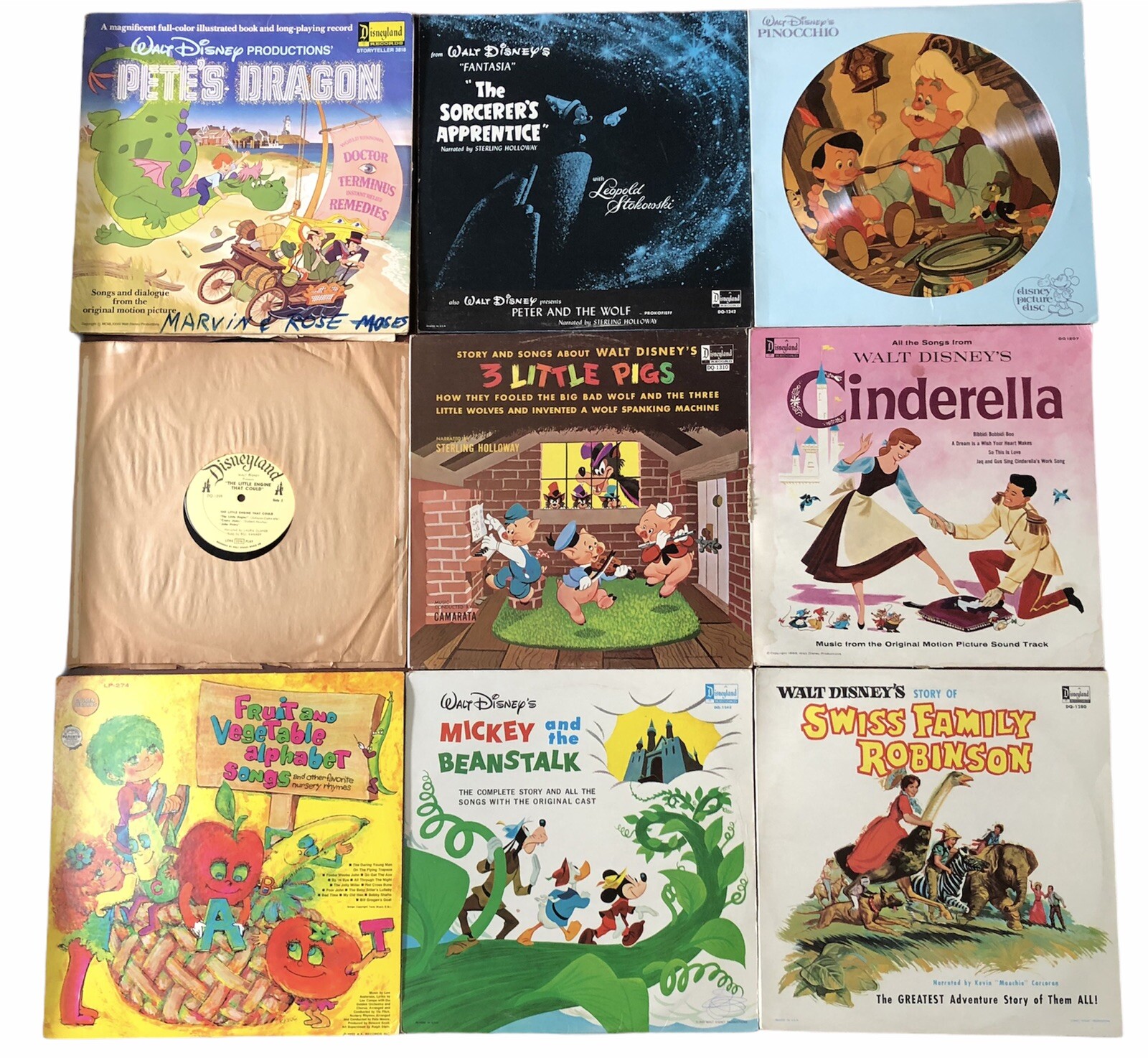 Walt Disney Assorted Songs and Stories 12