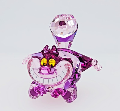 NIB SWAROVSKI Crystal Disney Alice In Wonderland Cheshire Cat Figurine 5668073