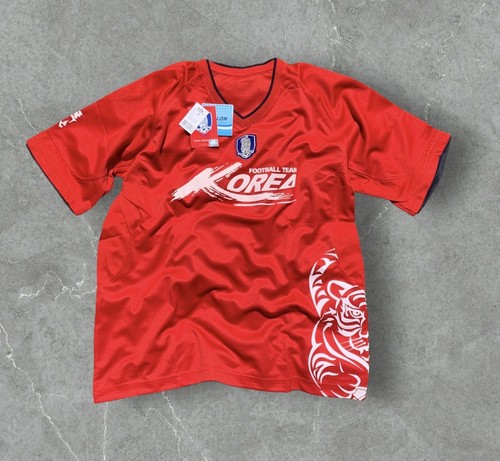 ウェア VINTAGE KOREA SOCCER SHIRT Vintage South Korea Soccer Jersey - 2002 Retro Football