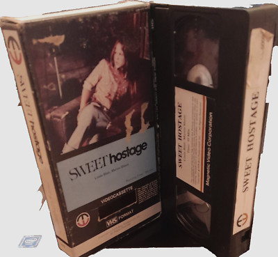 vhs Linda Blair is SWEET HOSTAGE '75 1st Edition MAGNETIC VIDEO '79 Martin Sheen