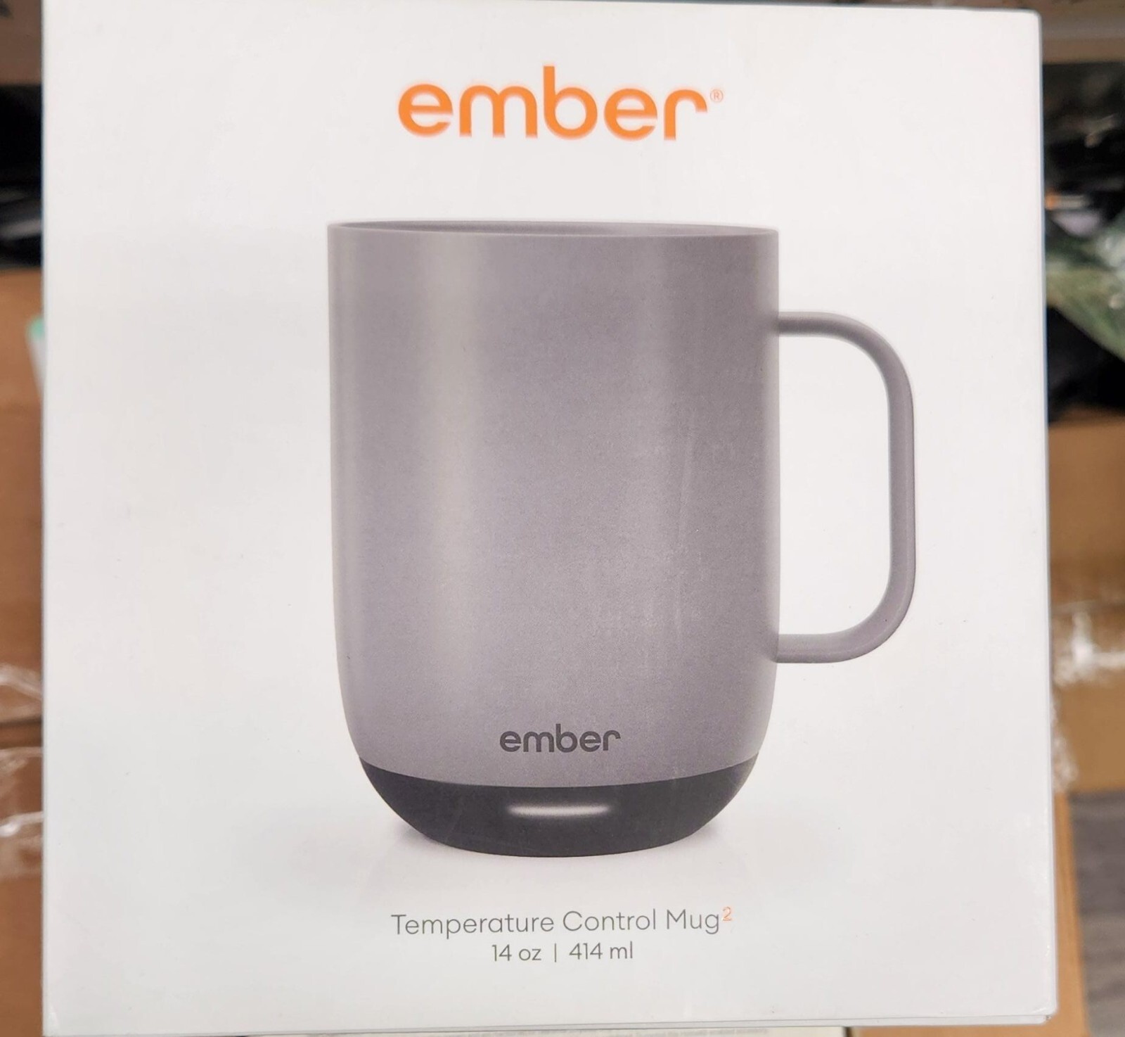 Ember Temperature Control Smart Mug 2, 14 Oz Slate Grey Open